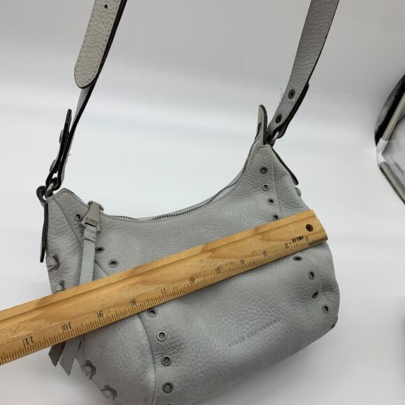 Aimee Kestenberg Nubuck Crossbody Purse Austin Vibes Arctic - Picture 5 of 13